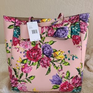 Betsey Johnson Large Floral Bow Tote